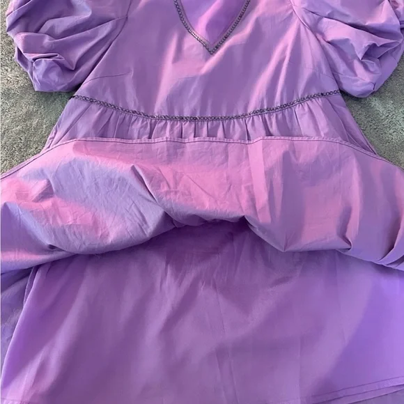 Queen of Sparkles Lavender Beautiful Tiger back dress XS - Picture 10 of 11